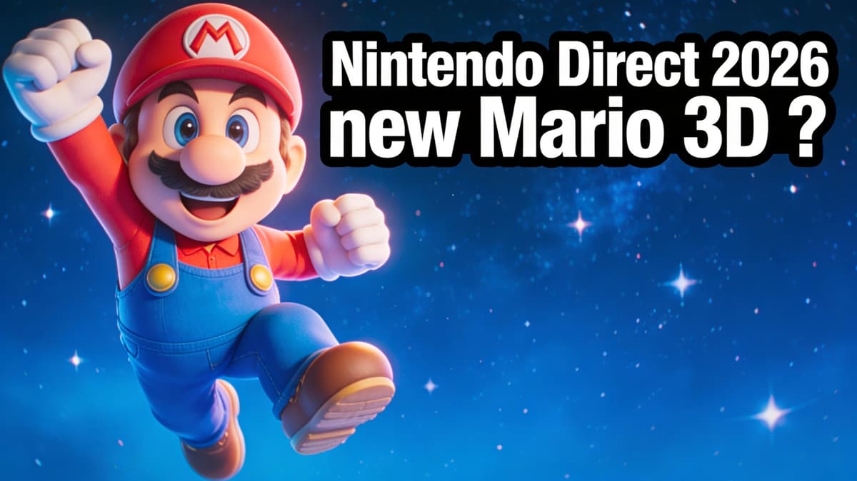 Nintendo Direct 2026 : le prochain évènement Nintendo pourrait dévoiler Mario 3D !